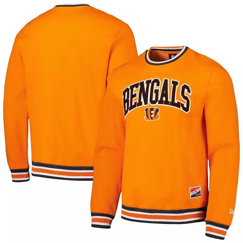 Mens New Era Cincinnati Bengals Pullover Sweatshirt Product Image