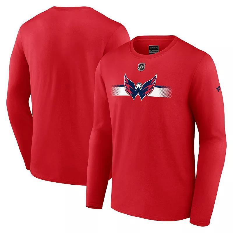 Mens Fanatics Branded Washington Capitals Authentic Pro Secondary Replen Long Sleeve T-Shirt Product Image