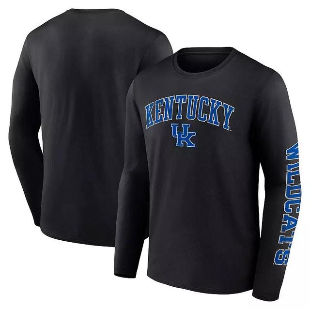 Mens Fanatics Branded Kentucky Wildcats Distressed Arch Over Logo Long Sleeve T-Shirt Product Image