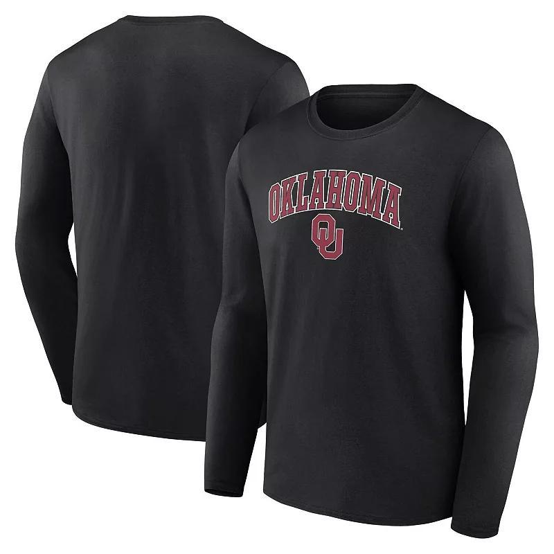 Mens Fanatics Branded Oklahoma Sooners Campus Long Sleeve T-Shirt Product Image