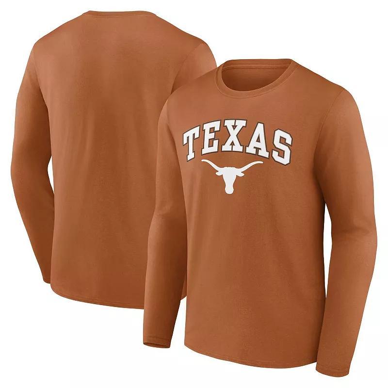 Mens Fanatics Branded Texas Orange Texas Longhorns Campus Long Sleeve T-Shirt Product Image