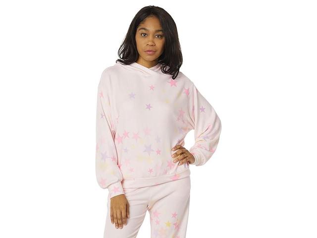 P.J. Salvage Peachy Party Hoodie (Blush) Women's Clothing Product Image