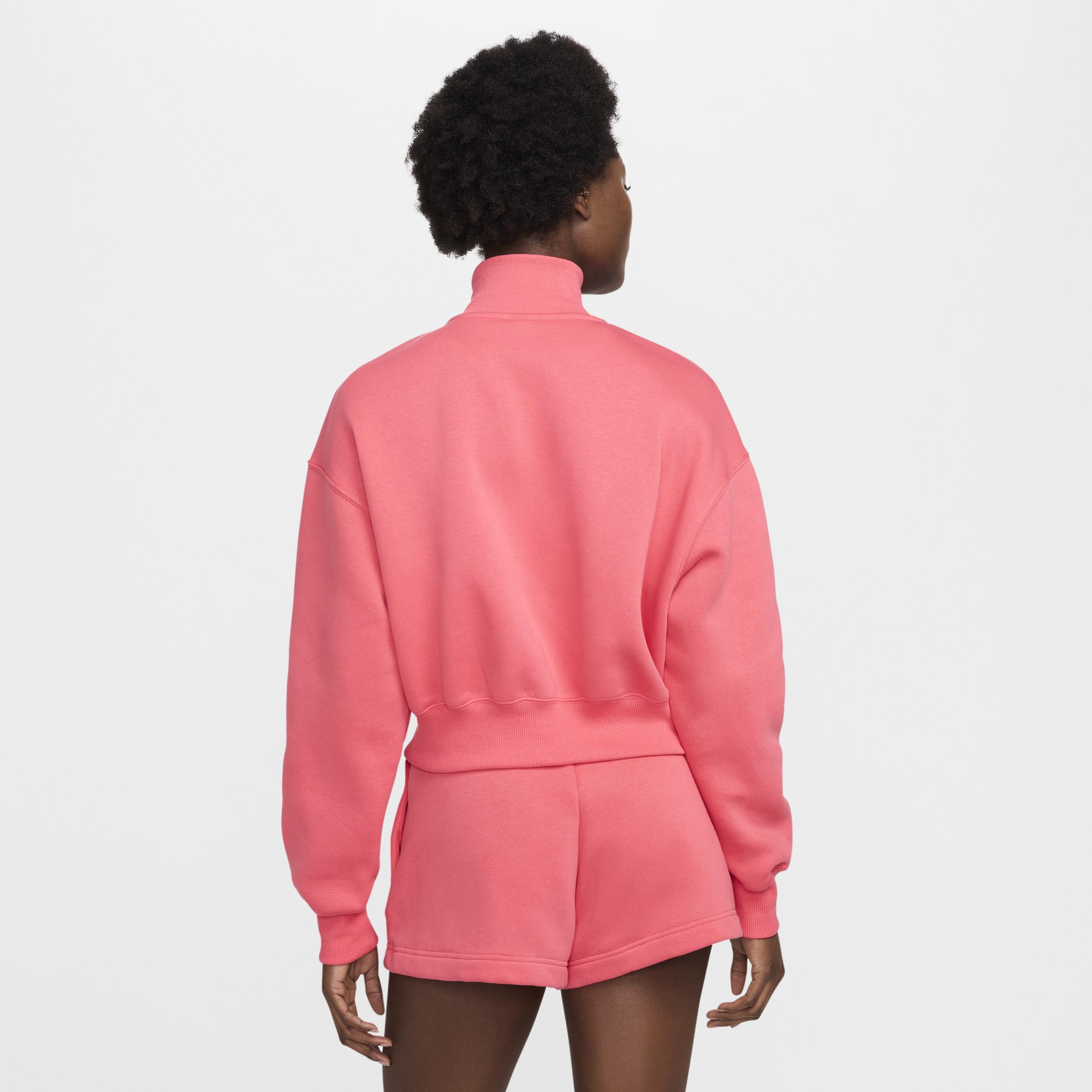 Women's Nike Sportswear Phoenix Fleece 1/2-Zip Cropped Sweatshirt Product Image