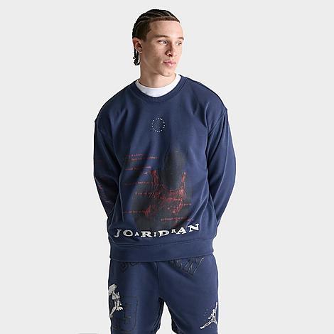 Jordan Essentials Men's Loopback Fleece Crew-Neck Sweatshirt Product Image