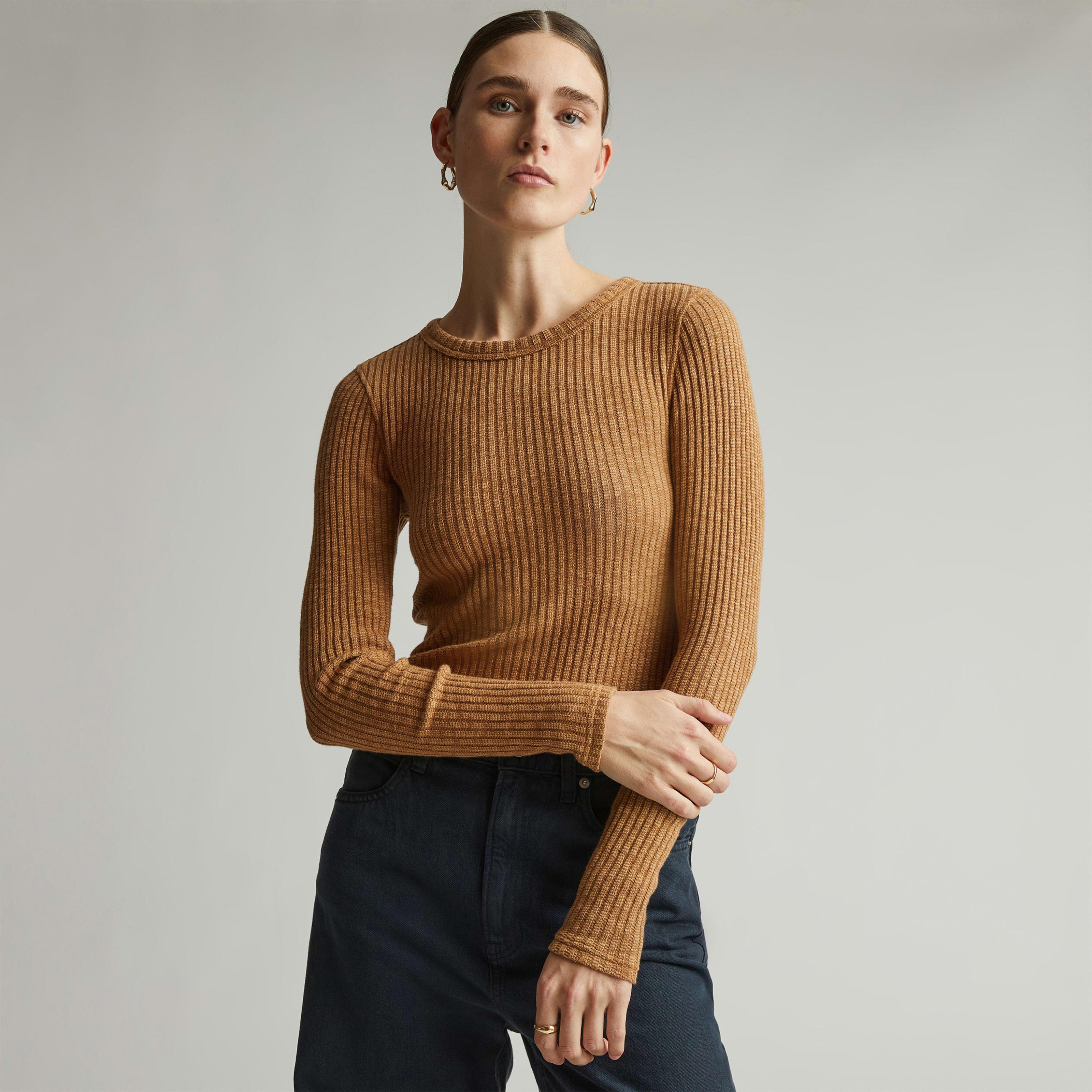 Womens Rib-Knit Crew Sweater by Everlane Product Image