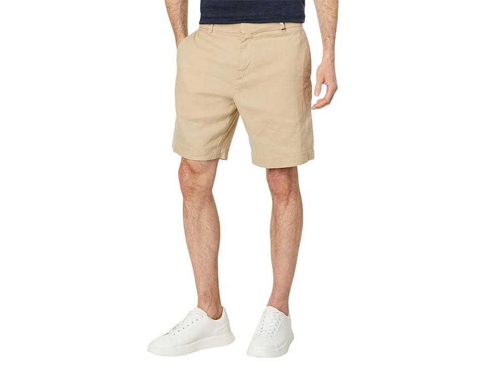 Ted Baker Leder Linen Blend Half Elasticated Short (Stone) Men's Shorts Product Image