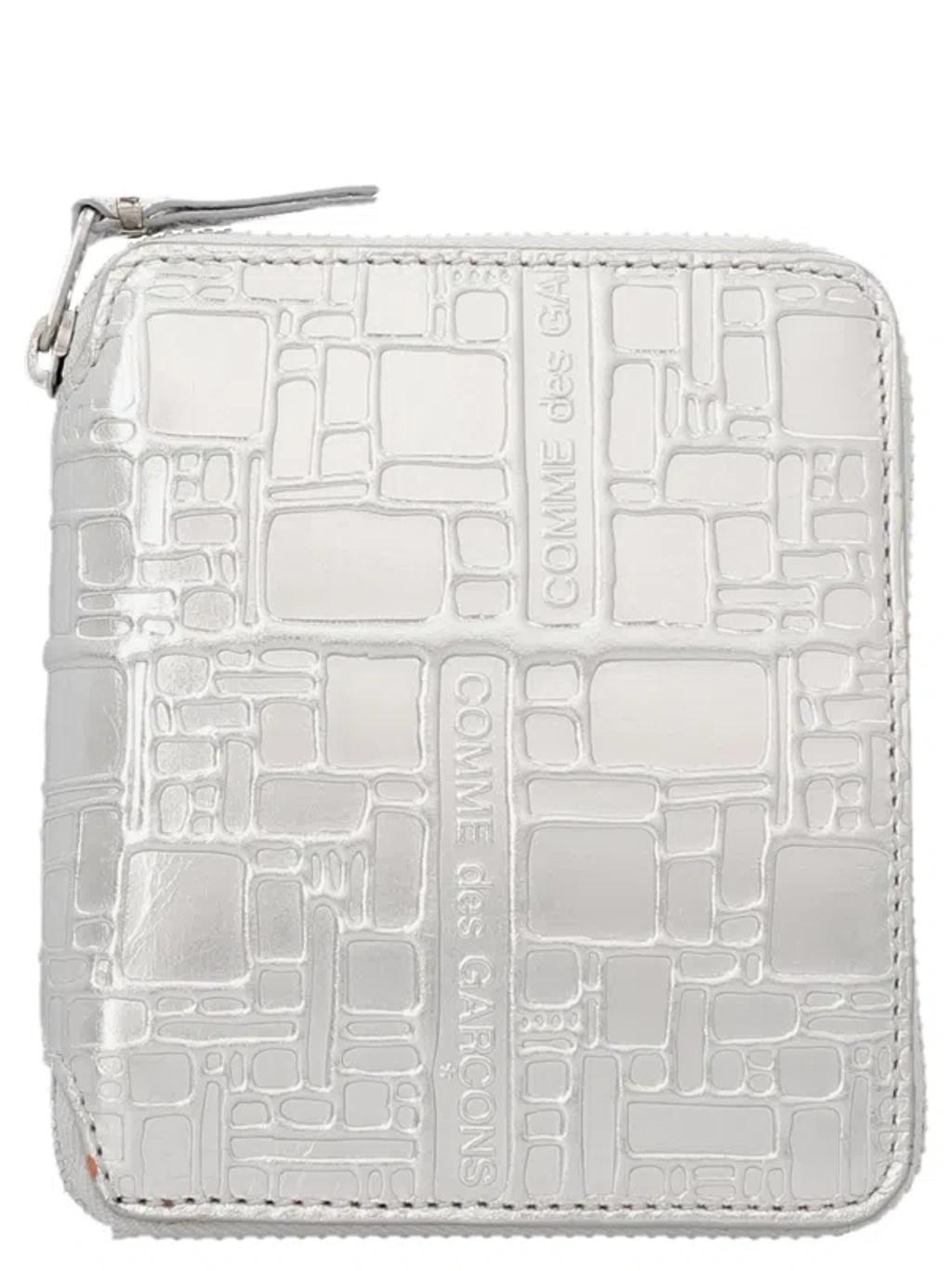 Silver Embossed Logotype Wallet Product Image