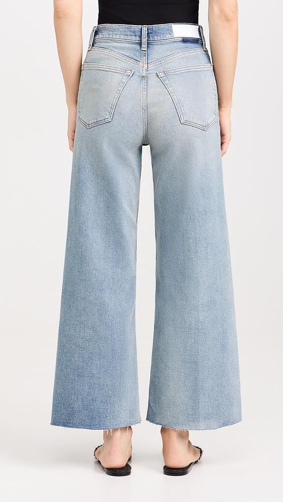 RE/DONE High Rise Wide Leg Crop Jeans | Shopbop Product Image