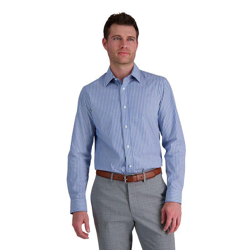 Mens Haggar Premium Comfort Slim Fit Wrinkle Resistant Dress Shirt Product Image