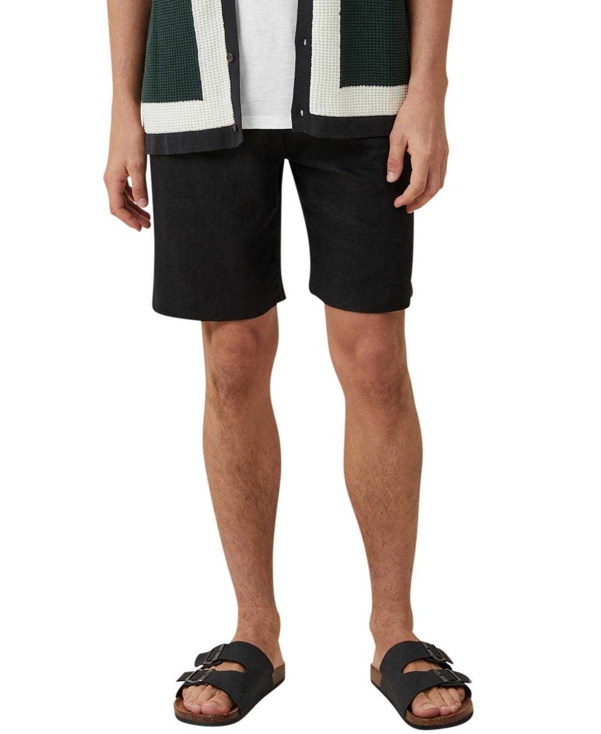 Cotton On Mens Linen Pleat Shorts Product Image