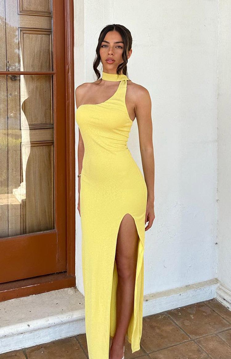 Ferris Yellow Maxi Dress Product Image