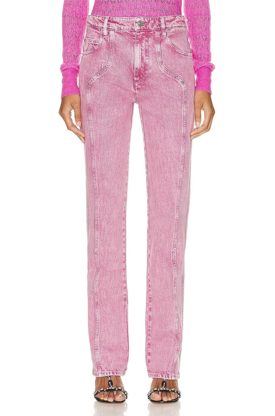 Isabel Marant Etoile Vonny Pant in Light Pink - Pink. Size 38 (also in 34, 36). Product Image