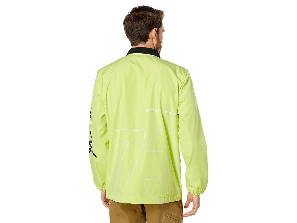 PUMA Franchise Coaches Jacket (Soft Fluo Yellow) Men's Clothing Product Image