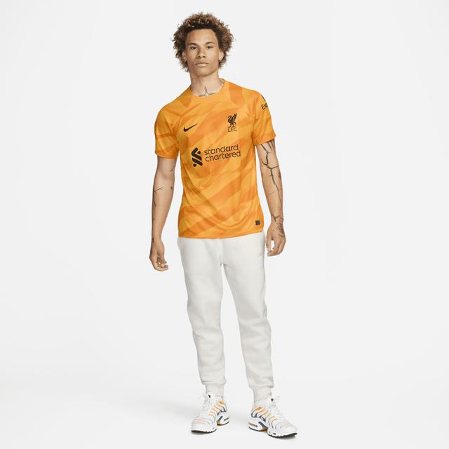 Mens Nike Yellow/Orange Liverpool 2023/24 Goalkeeper Replica Stadium Jersey Product Image