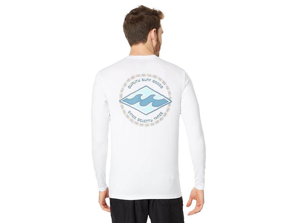 Billabong Rotor Diamond Loose Fit Long Sleeve Rashguard Men's Swimwear Product Image