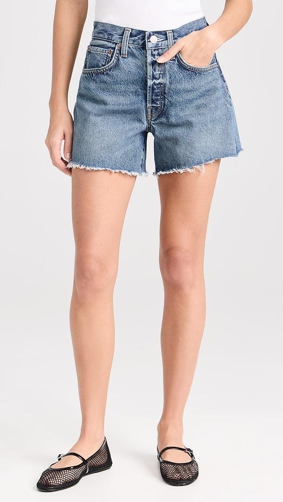 AGOLDE Parker Long Short: Vintage Cut Off Shorts | Shopbop Product Image