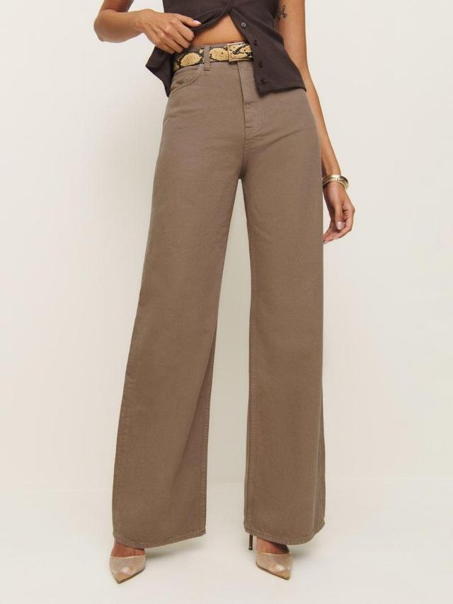 Cary High Rise Slouchy Wide Leg Jeans Product Image