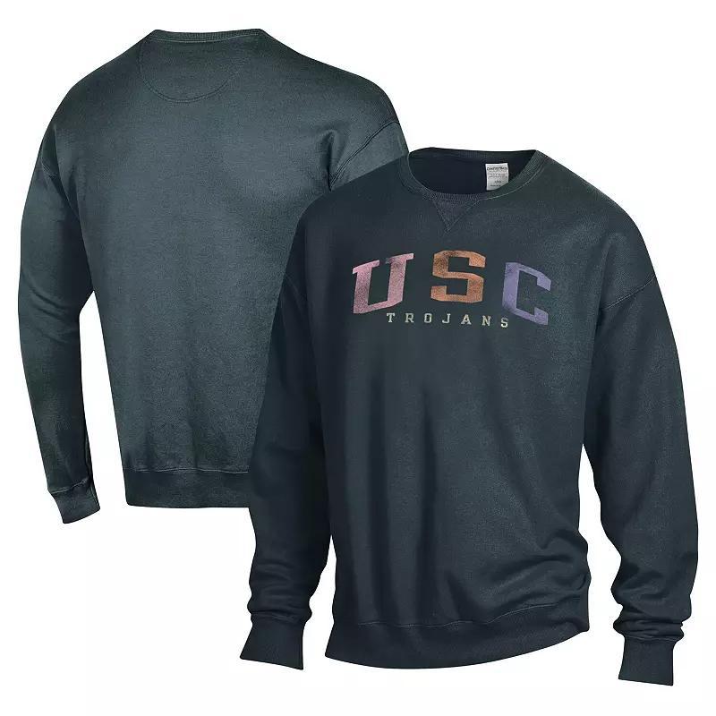 Unisex ComfortWash Gray USC Trojans Oversized Pullover Sweatshirt, Womens Product Image