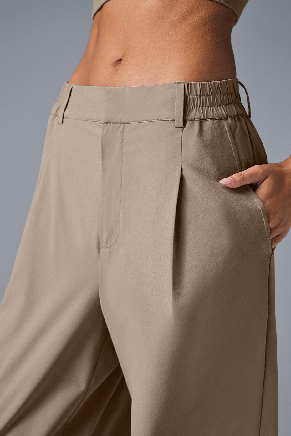 High-Waist Pursuit Trouser (Regular) - Gravel Female Product Image