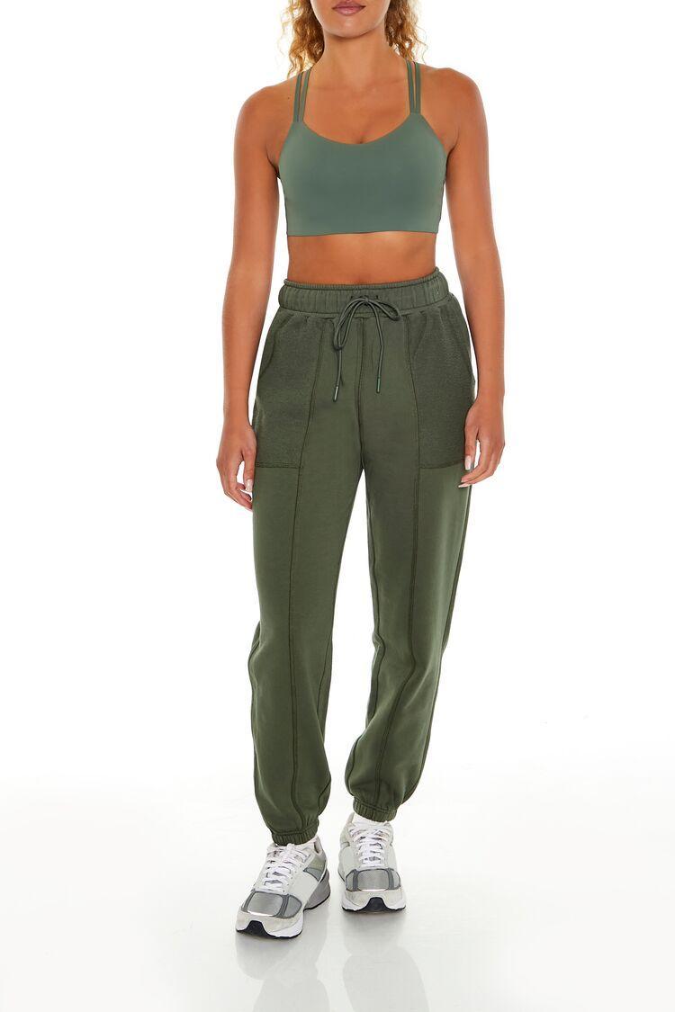 Active Mid-Rise Drawstring Joggers | Forever 21 product image