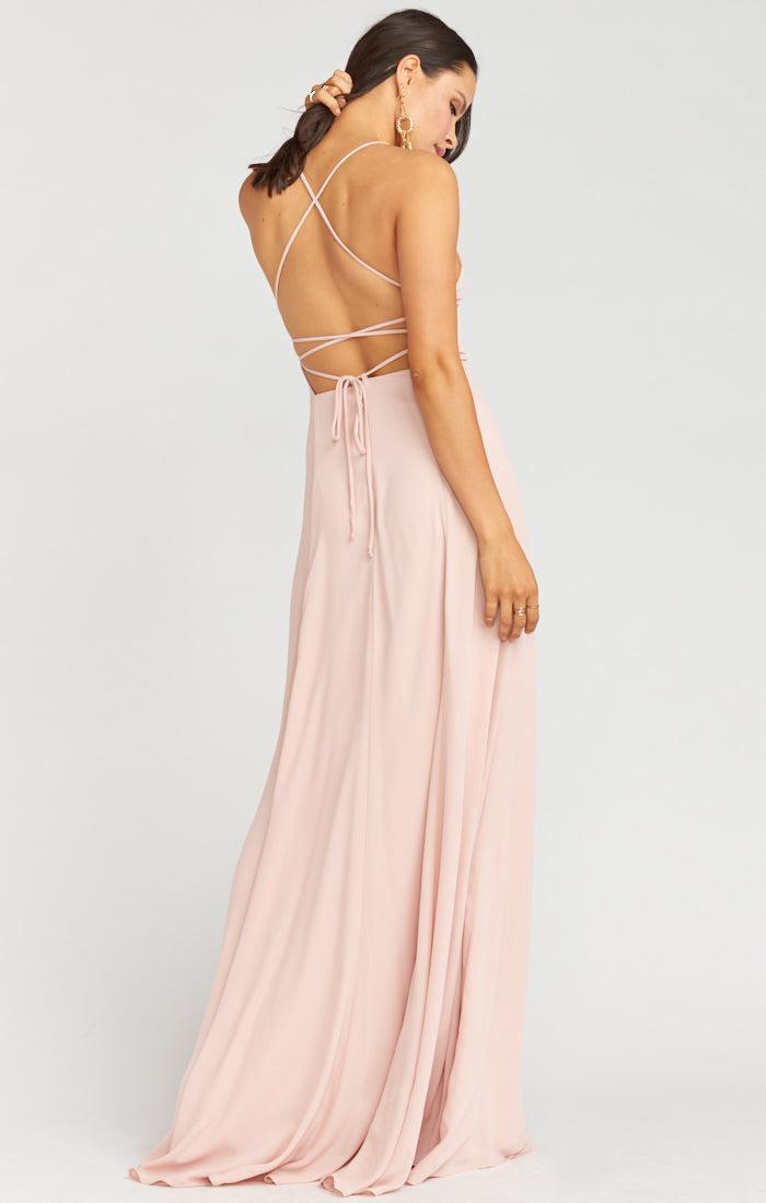 Godshaw Goddess Gown ~ Dusty Blush Crisp Product Image