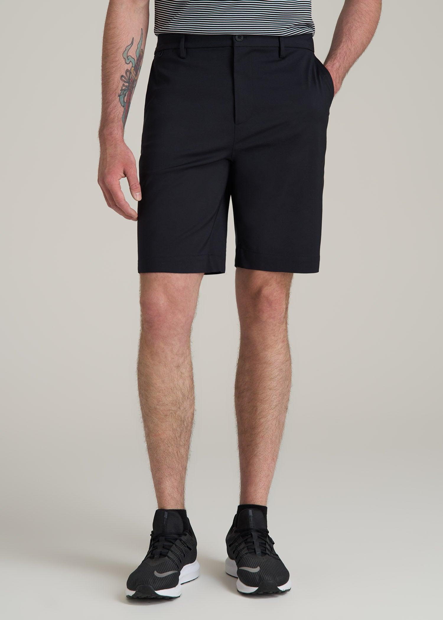 Tech Chino Shorts for Tall Men in Deep Navy Male Product Image