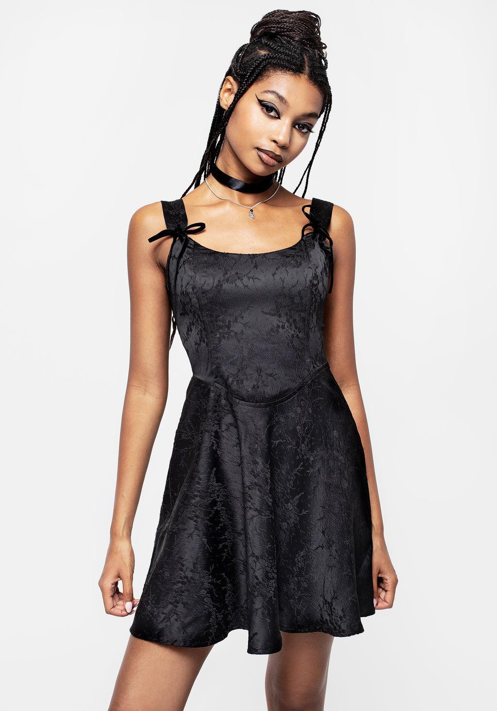 Aisha Jacquard Mini Corset Dress Product Image