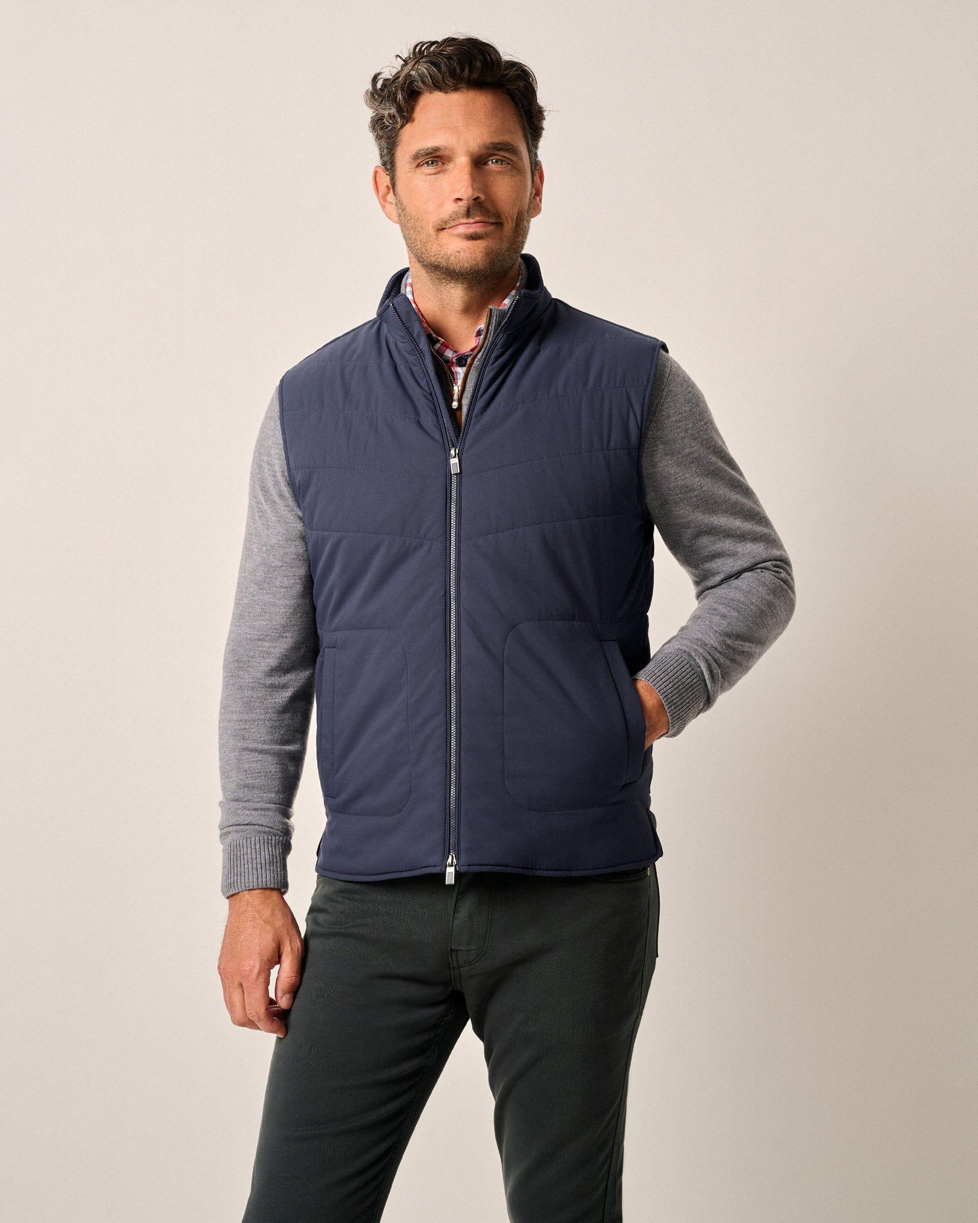 johnnie-O Fairhaven Quilted Zip Vest Product Image