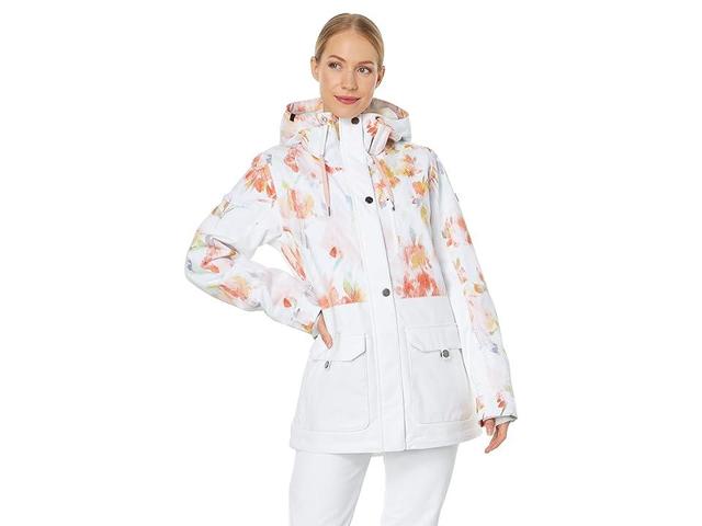 Roxy Andie Jacket (Bright White Tenderness) Women's Jacket Product Image