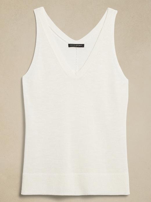 Pointelle Sweater Tank Product Image