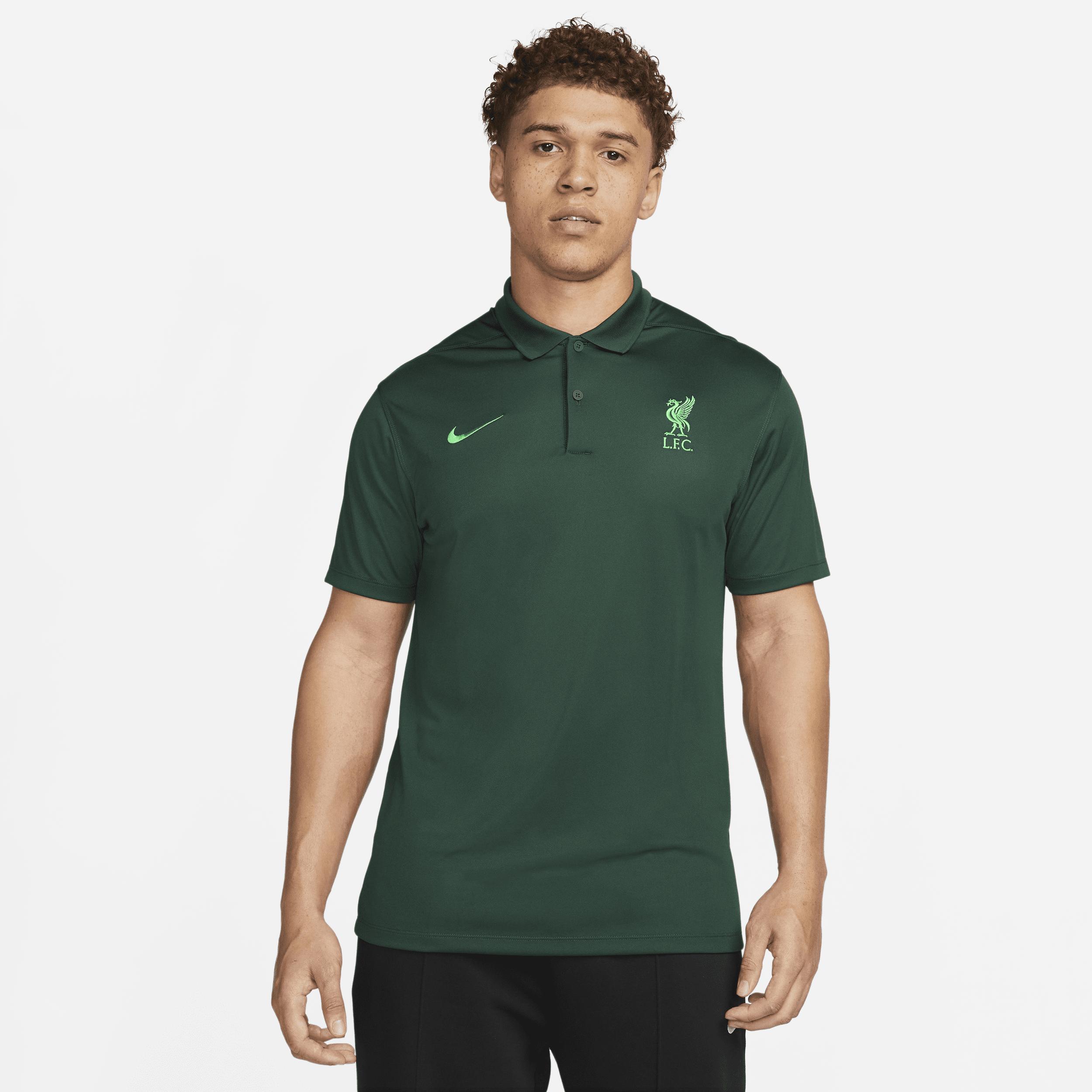 Mens Nike Green Liverpool Victory Polo Product Image