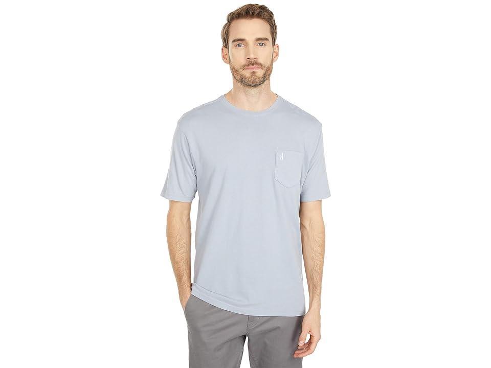 johnnie-O Dale Crew Neck T-Shirt (Steele) Men's Clothing Product Image