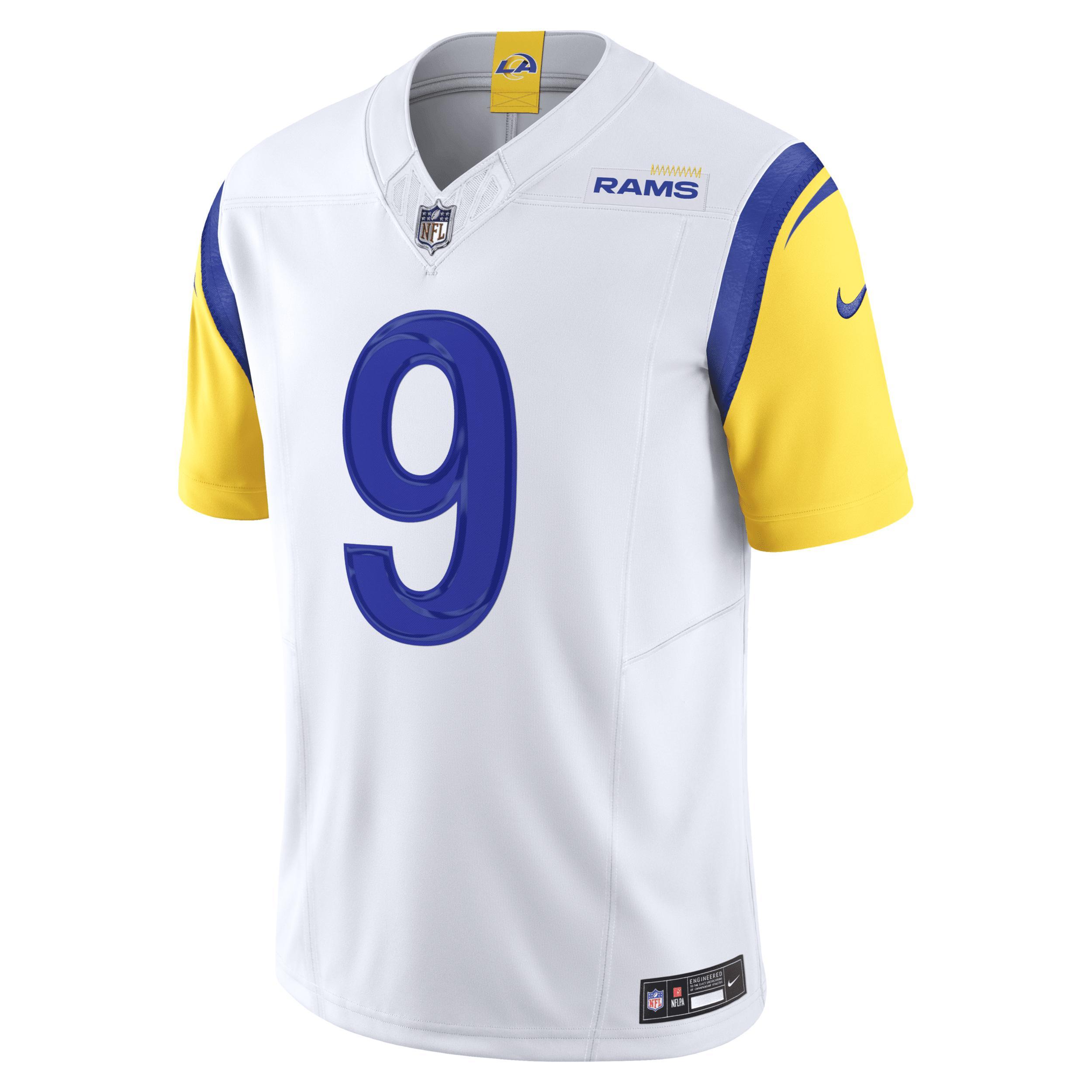 Nike Mens Matthew Stafford Los Angeles Rams Vapor F.u.s.e. Limited Jersey - White Product Image