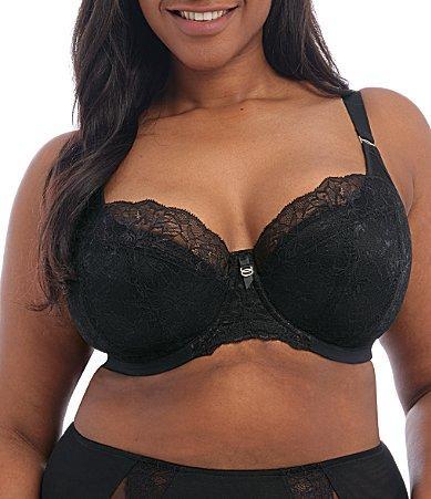 Elomi Brianna Padded Half Cup Scallop Lace Overlay Push Product Image