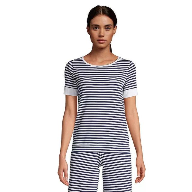 Womens Lands End Short Sleeve Pajama Tee Product Image