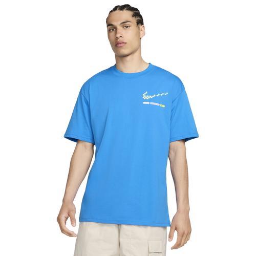 Nike Mens Nike NSW M90 OC LBR PK1 T-Shirt - Mens Lt Photo Blue Product Image