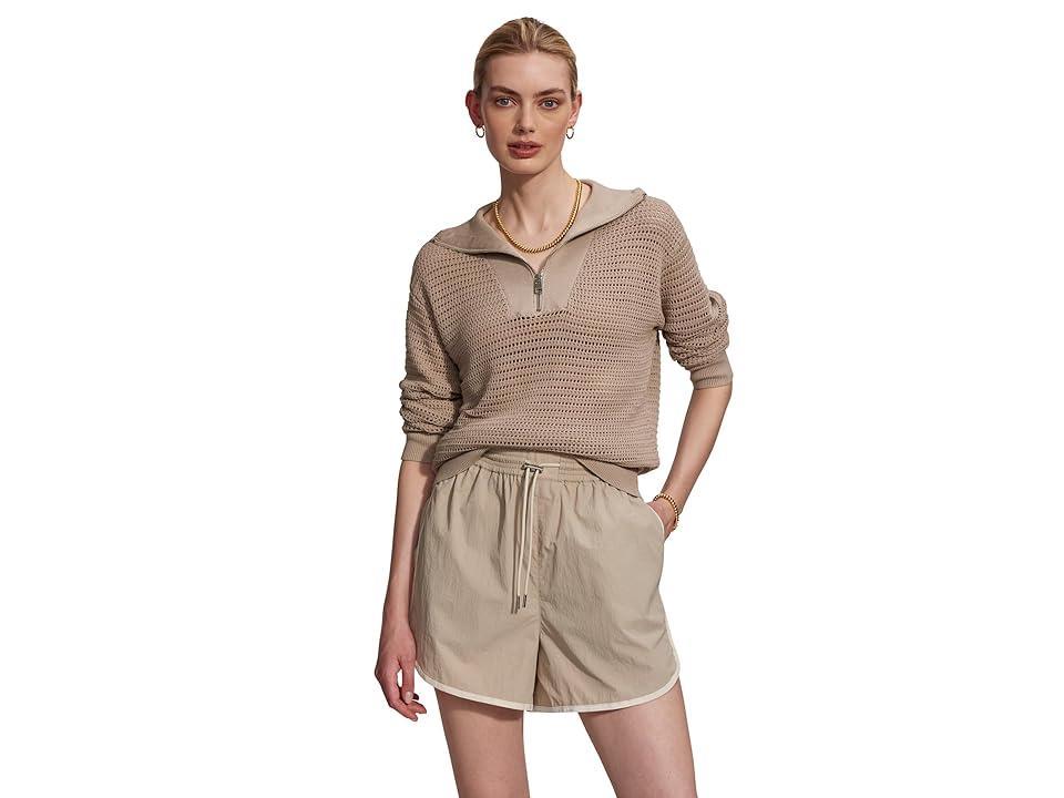 Varley Billie 1/2 Zip Knit (Cashmere Stone) Women's Sweatshirt Product Image