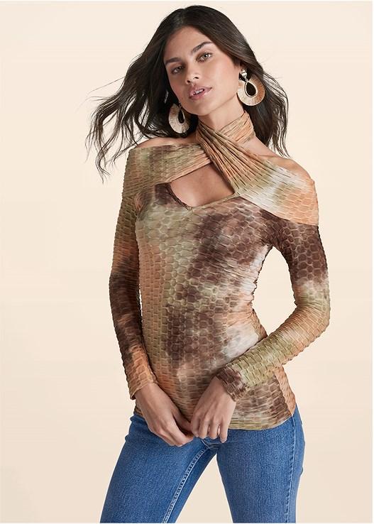 Saharan Tie Dye Top Product Image