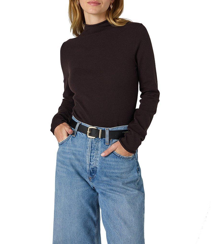 French Connection Cosysoft Knit Mock Neck Long Sleeve Fitted Top product image