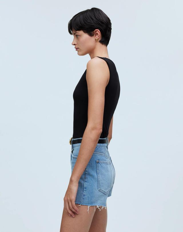 Relaxed Denim Shorts in Lytle Wash: Raw-Hem Edition Product Image