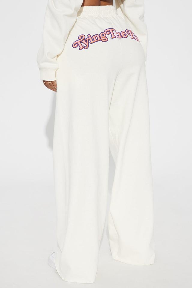 Wife Of The Party Wide Leg Pants - Ivory Product Image