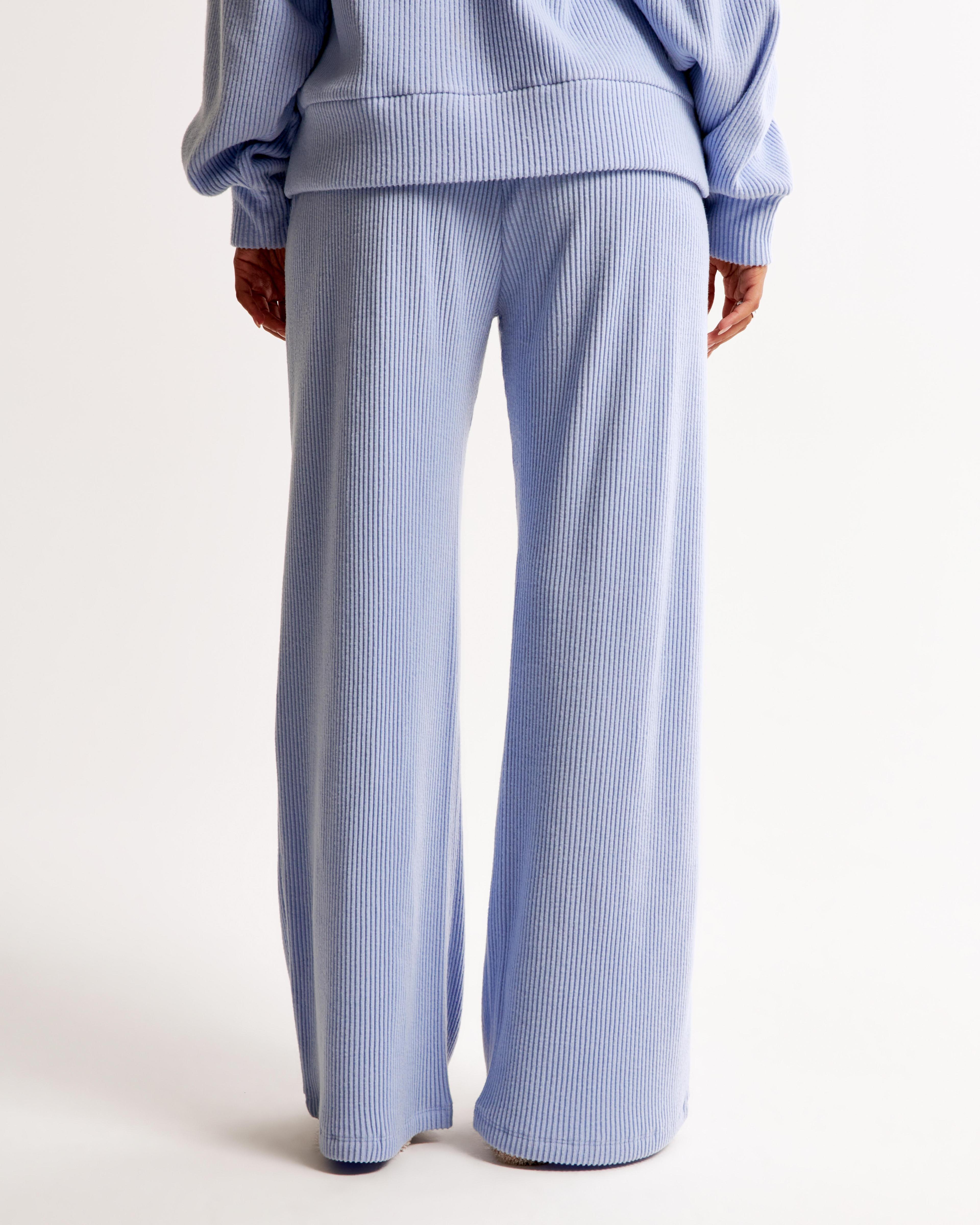 Brushed Rib Wide Leg Sweatpant Product Image