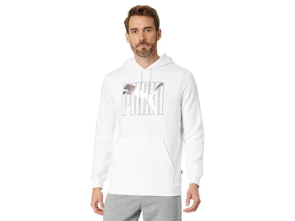 PUMA Essentials+ Logo Lab Holiday Pullover Hoodie (Puma ) Men's Clothing Product Image