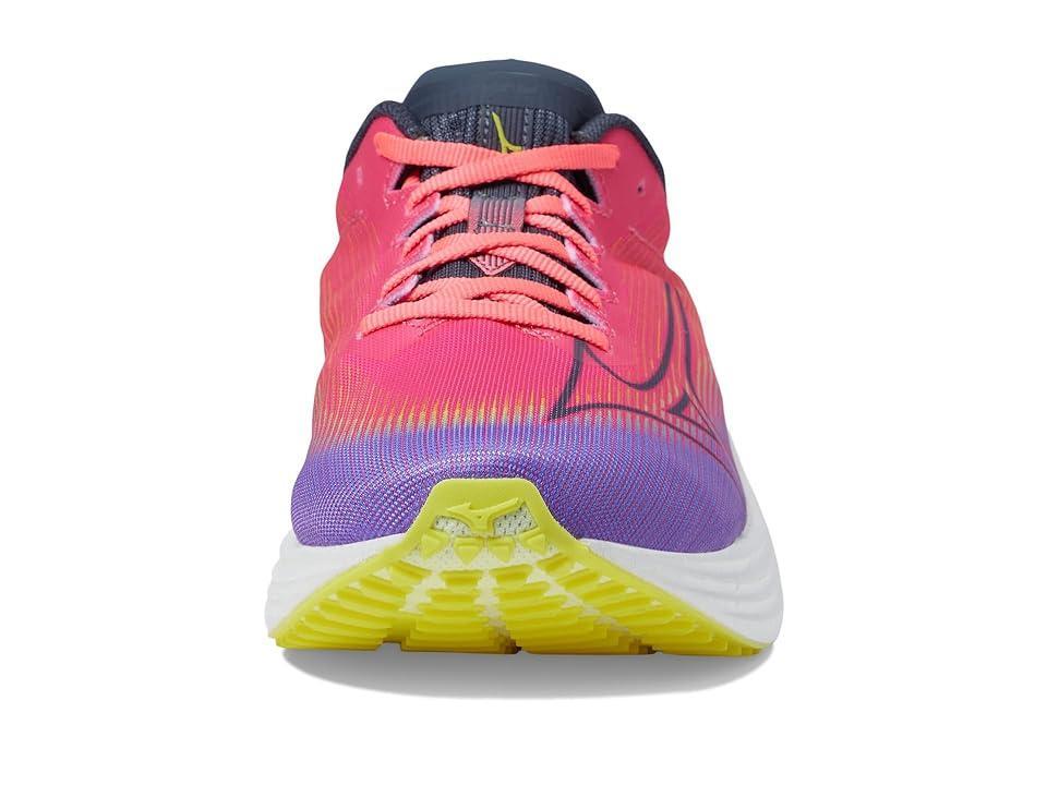 Mizuno Wave Rebellion Flash (High Vis /Ombre Blue) Women's Shoes Product Image