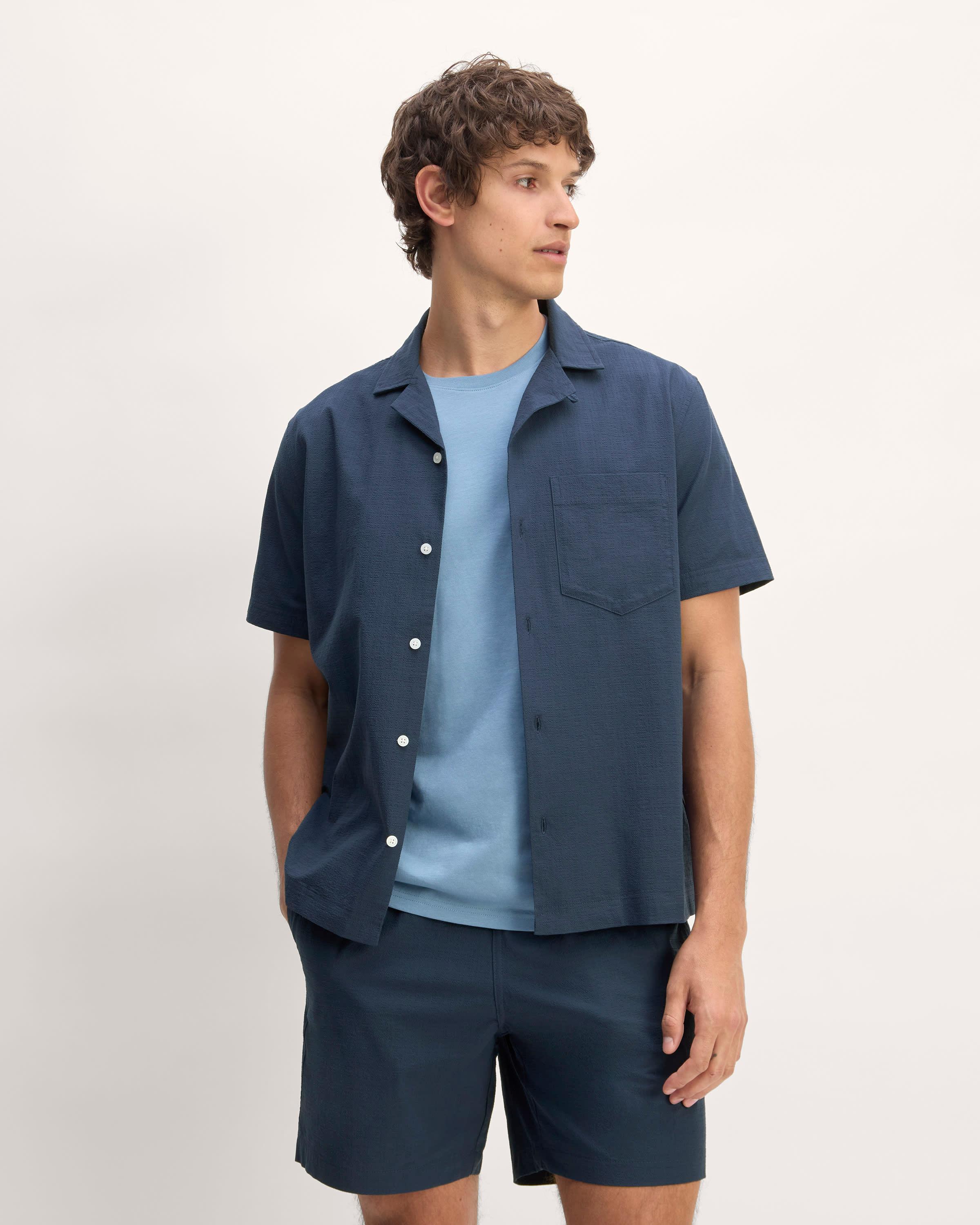 The Seersucker Short-Sleeve Shirt Product Image