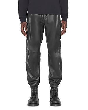 FRAME Leather Cargo Joggers Product Image