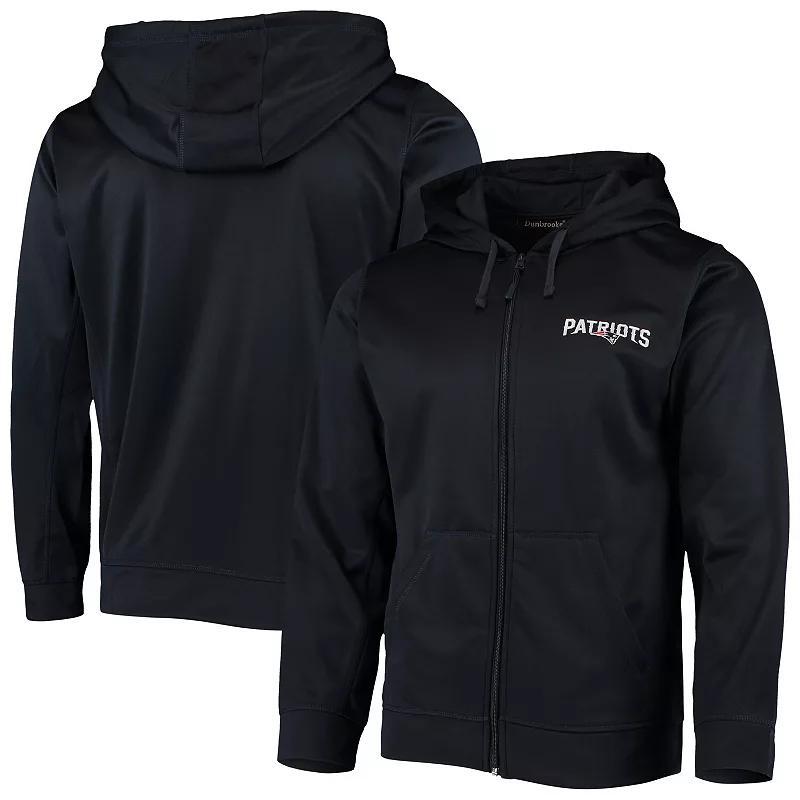 Mens Dunbrooke New England Patriots Trophy Fleece Full-Zip Hoodie Blue Product Image