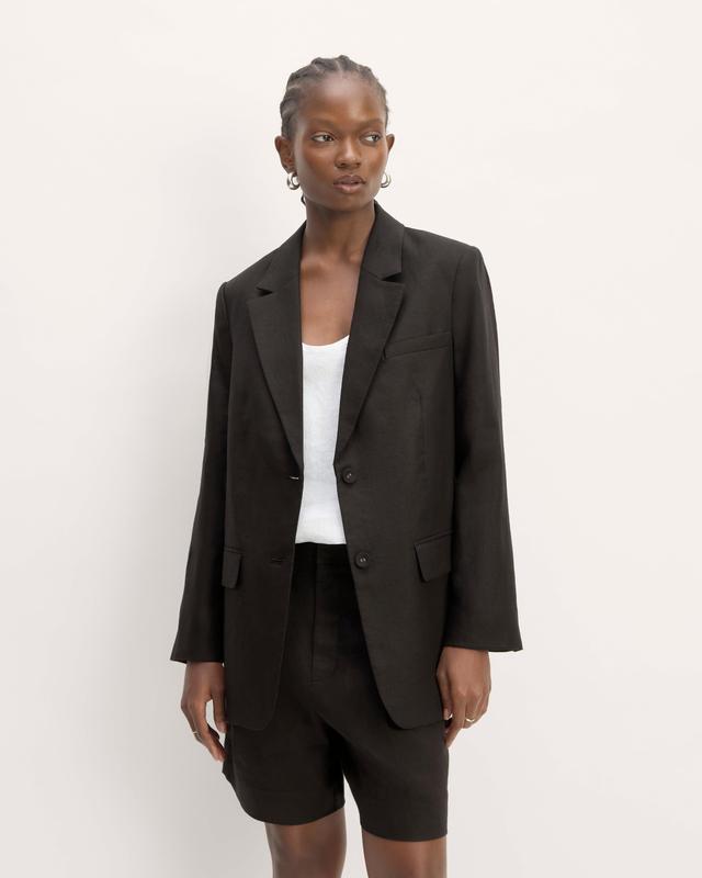 The Oversized Blazer in Linen Product Image