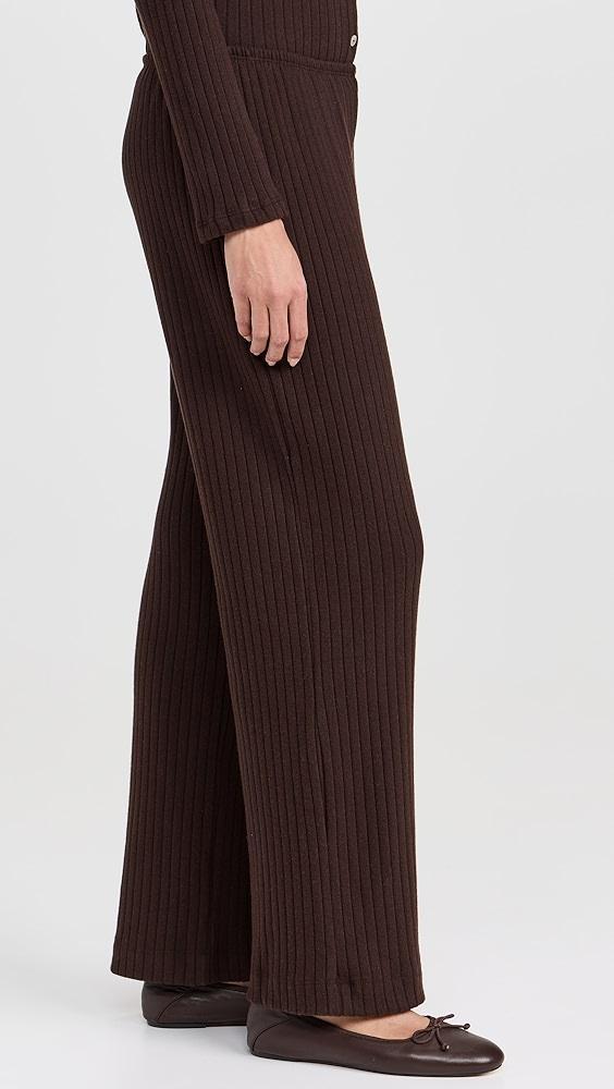 DONNI. The Sweater Rib Simple Pants | Shopbop Product Image