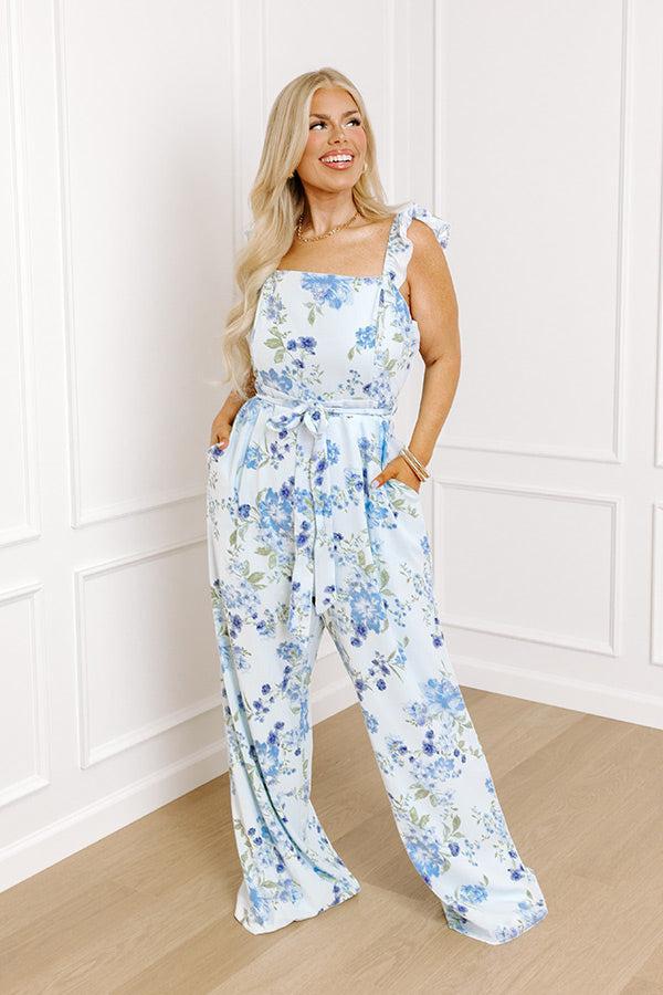 Secret Garden Floral Jumpsuit Curves Product Image